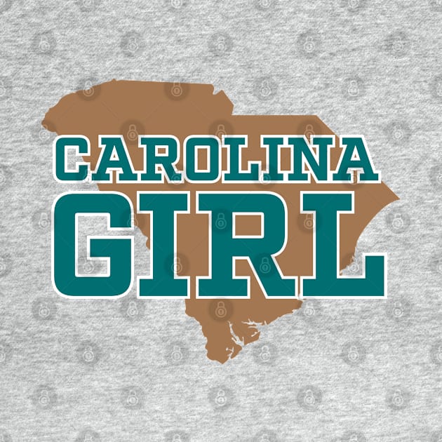 South Carolina Girl - Teal Bronze SC by TGKelly